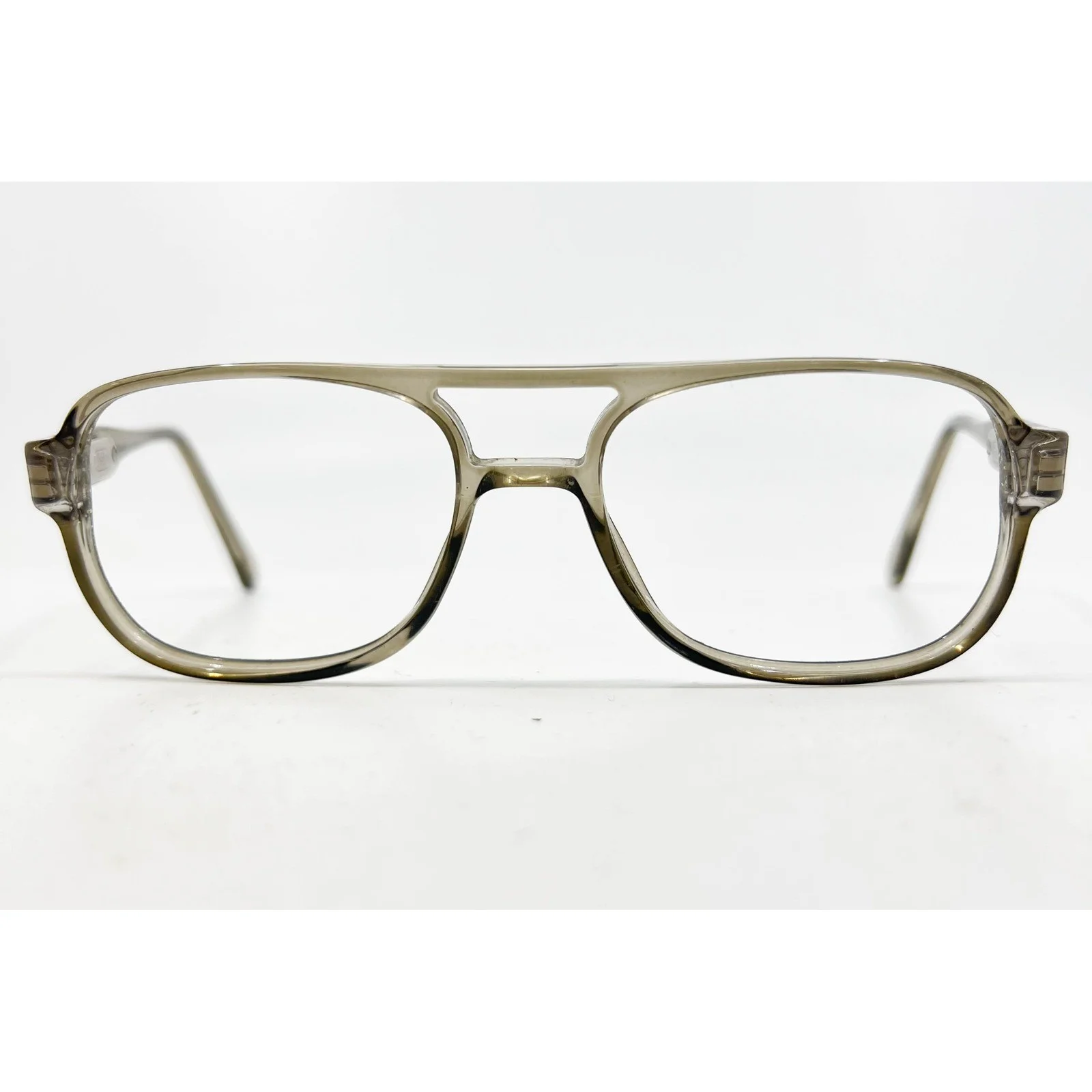 GUESS Originals GU8252 020 Gray Clear Plastic Aviator Eyeglasses Frame 57-14-145 3
