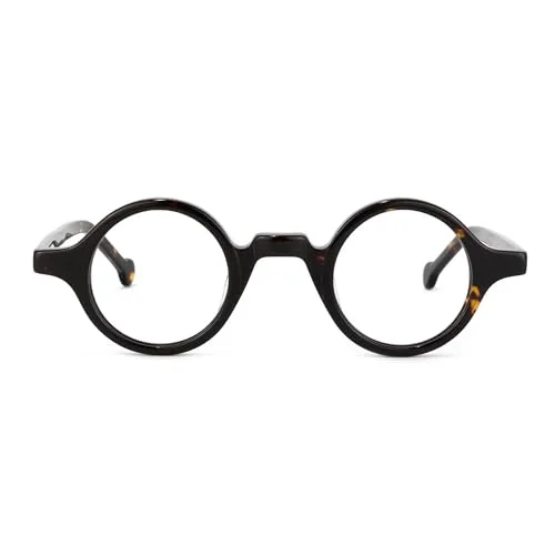 Small vintage Round Brown eyeglass frame 40x18 Temp4.5" George Burns look france