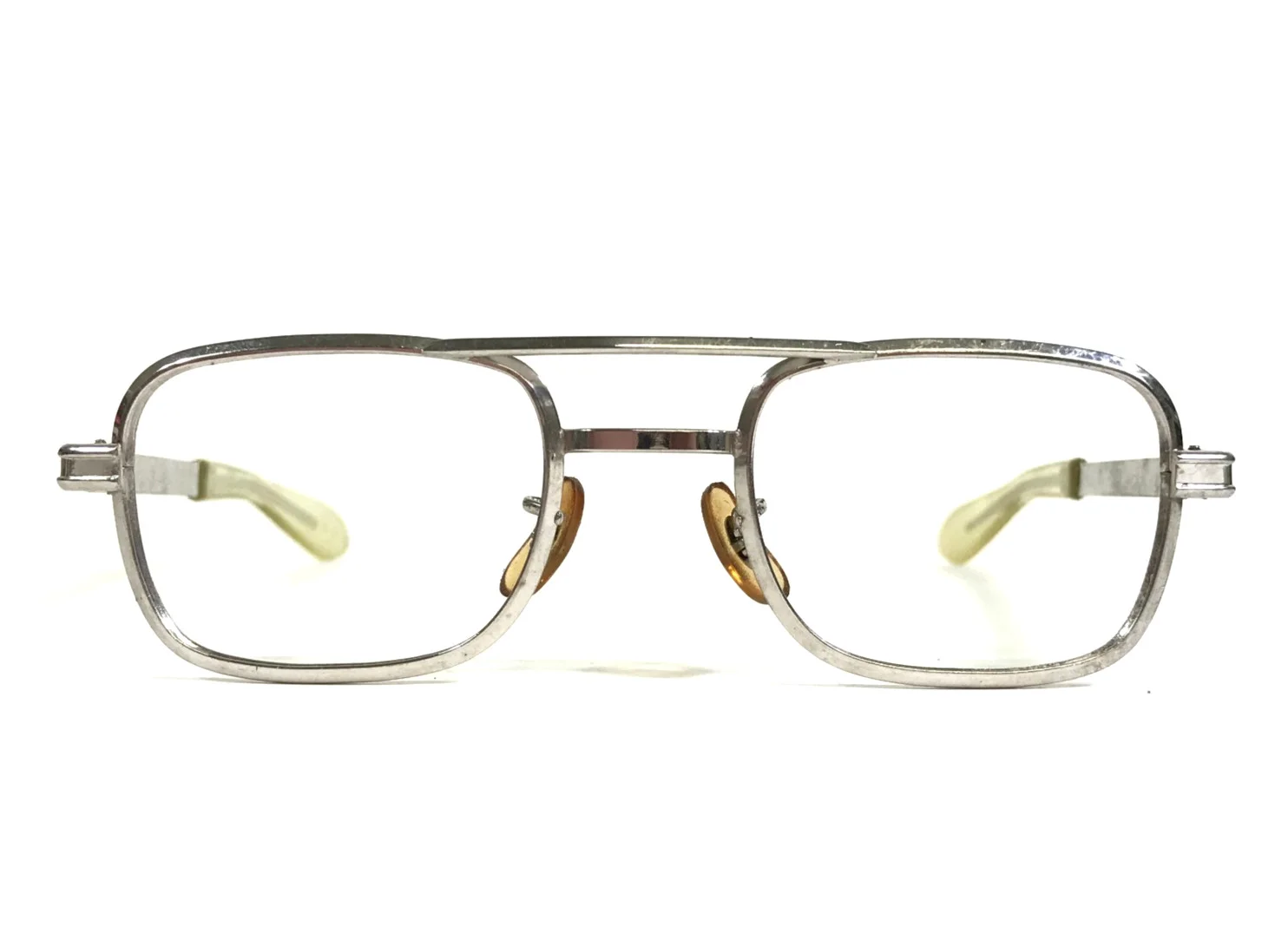 Vintage Tart Optical Small Eyeglasses Frames Skipper USA 5 1/2 Gold 48-20-130 4